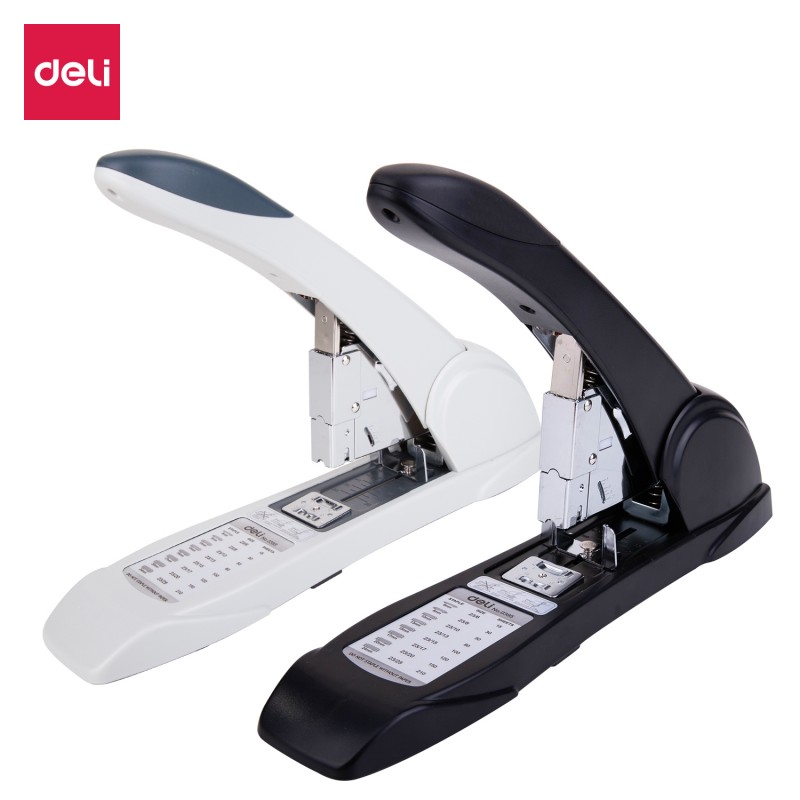 Agrafeuse brocheuse Deli E0395 de It Delta Com, ultra-résistante, idéale pour agrafage jusqu'à 210 feuilles.