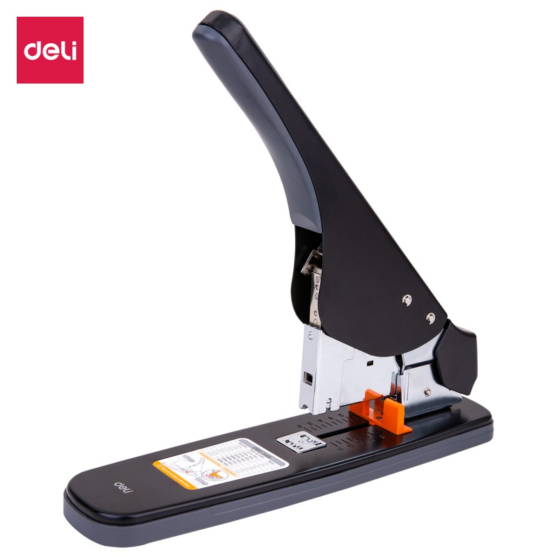 Agrafeuse brocheuse Deli E0485 de It Delta Com, compacte et robuste, idéale pour un agrafage jusqu'à 210 feuilles.
