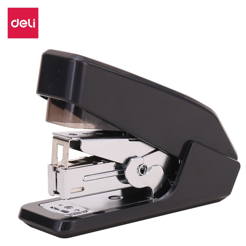 Agrafeuse Deli E0466 Noir de It Delta Com, efficace et fiable, pour un agrafage précis jusqu'à 25 feuilles.