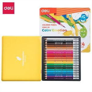Cahier de dessin Deli EN025, contenant 40 feuilles, idéal pour les artistes en herbe et les étudiants.