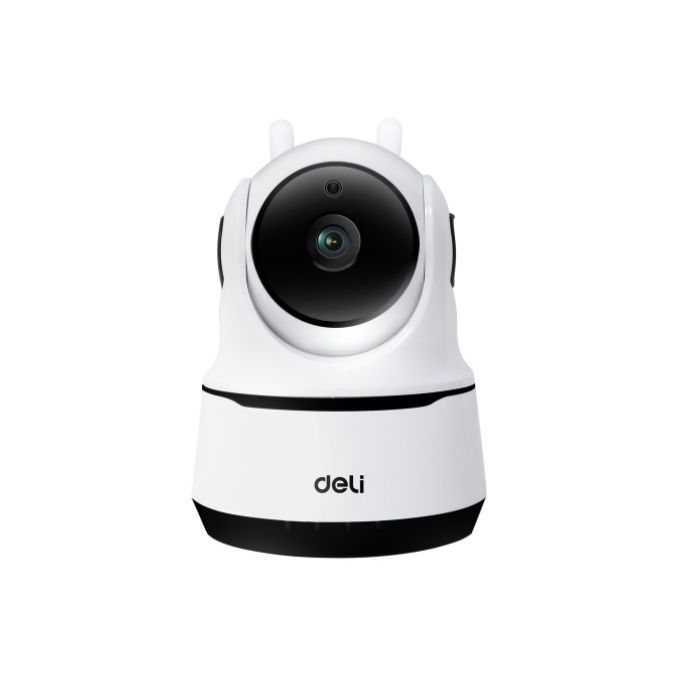 Caméra de sécurité ES102 avec 128GB de stockage, robuste et avancée, offre une surveillance de haute qualité pour une sécurité accrue.