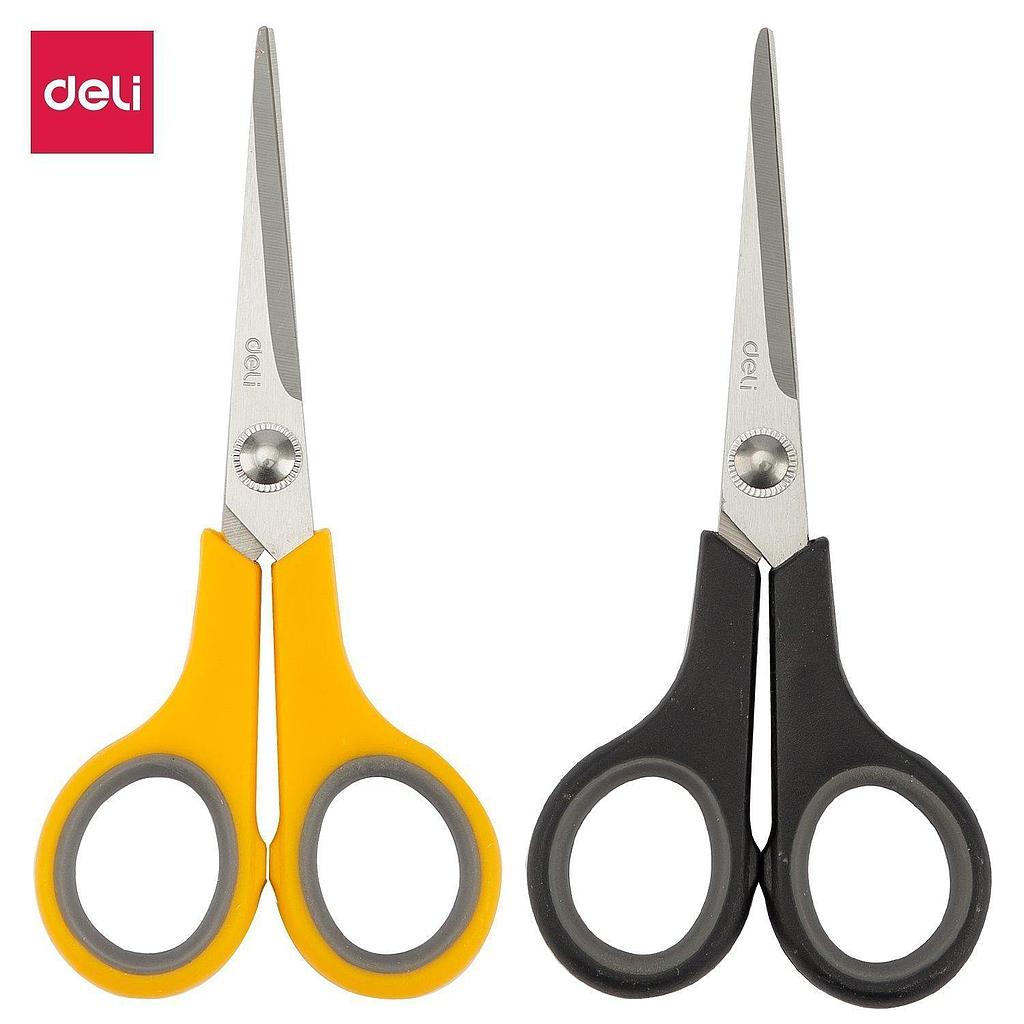 Ciseaux BUR Deli E6005, 14 cm, disponibles chez It Delta Com. Idéaux pour les tâches de découpe fine et détaillée.