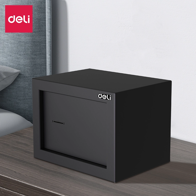 Le coffre-fort à clé Deli ET563, disponible chez It Delta Com, garantit une protection sûre et fiable pour vos biens précieux grâce à sa serrure à clé sécurisée.