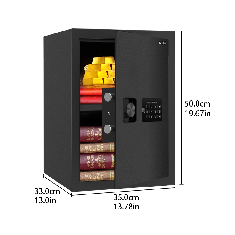 Le coffre-fort digital Deli ET535, disponible chez It Delta Com, offre une sécurité fiable pour vos biens précieux.