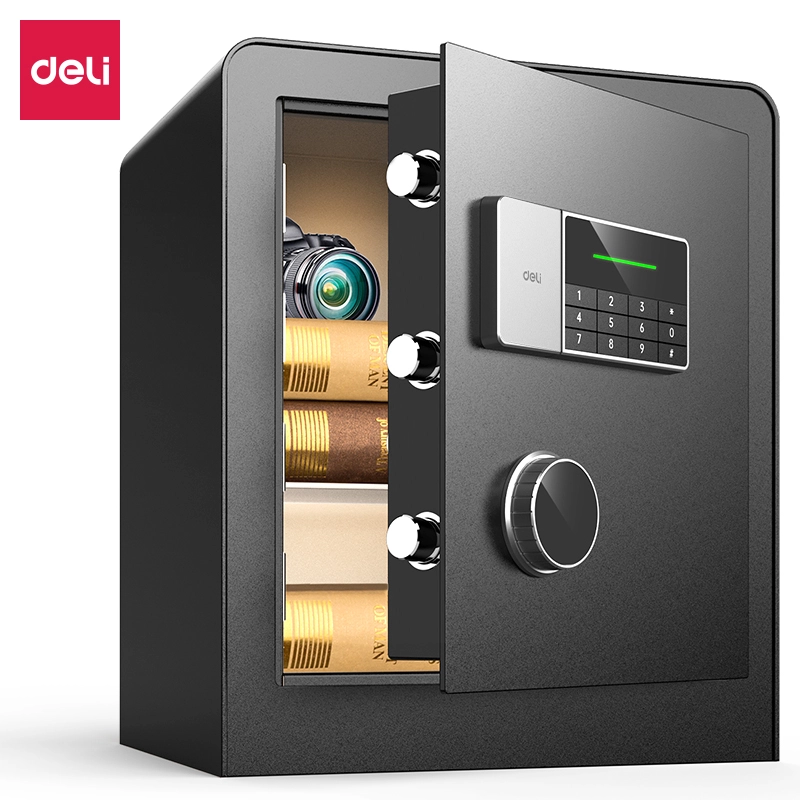 Le coffre-fort digital Deli ET551, disponible chez It Delta Com, offre une sécurité fiable pour vos biens précieux.