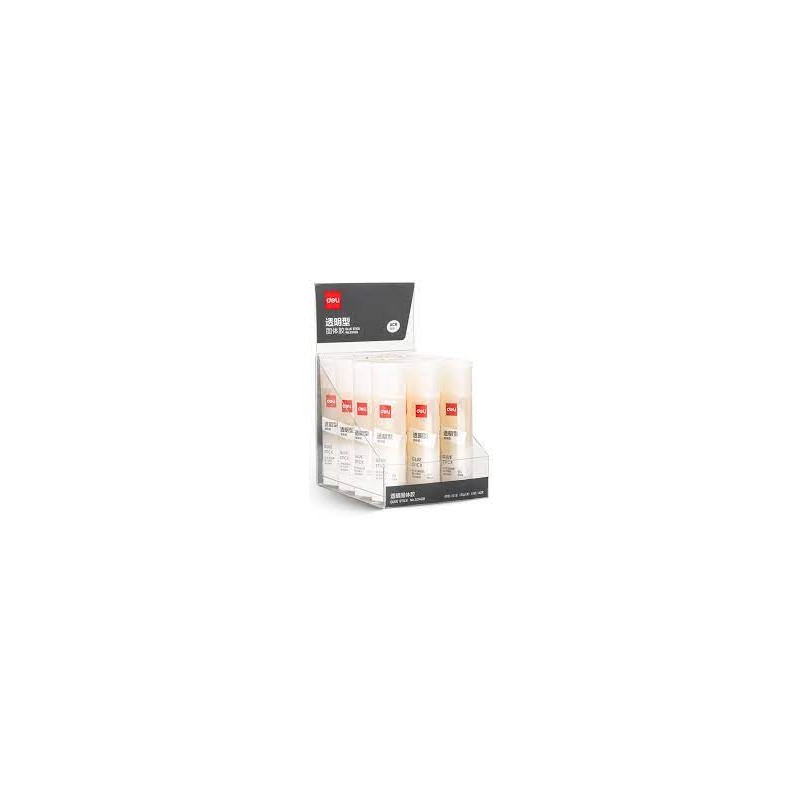 La colle bâton Deli 53408 ACR, 13g, est idéale pour le collage de papier et autres matériaux légers, disponible chez It Delta Com.