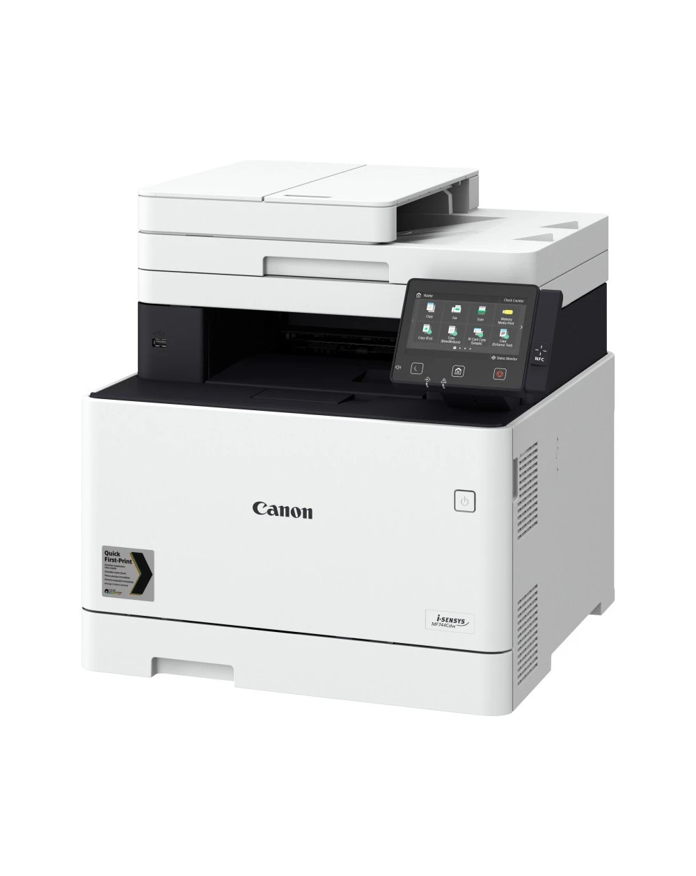 L'Imprimante Canon MF744CDW est une solution multifonction laser couleur rapide et fiable, idéale pour les bureaux modernes avec des besoins d'impression haute qualité.