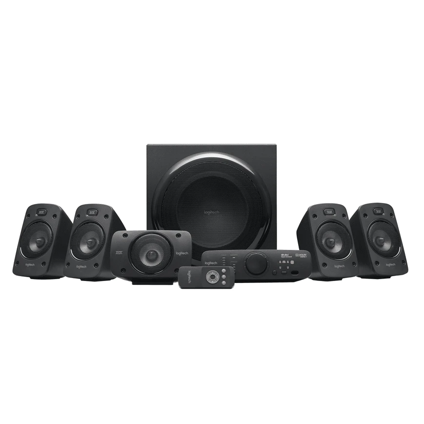 Le Logitech Z906 est un système de haut-parleurs 5.1 THX certifié avec 500 W de puissance, décodeur numérique, entrées numériques et analogiques, et pupitre de commande facile à utiliser pour une expérience audio immersive.