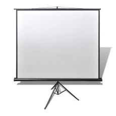 Écran de projection sur trépied EyePlay 180x180 cm – Portable, léger et facile à installer. Idéal pour présentations professionnelles, événements et home cinéma. Surface mate pour une image haute qualité