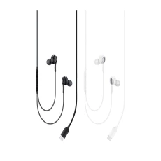 Les écouteurs Samsung AKG EO-IC100BBEGWW USB Type-C offrent un son équilibré et immersif grâce aux haut-parleurs bidirectionnels AKG, un design confortable et léger, et un câble tissé anti-nœuds, parfait pour les appareils sans prise jack 3,5 mm.
