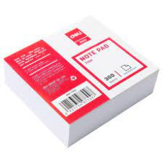 Blocs Cube E7700, 91x87 mm, en blanc, parfait pour les notes et rappels quotidiens au bureau ou à domicile.