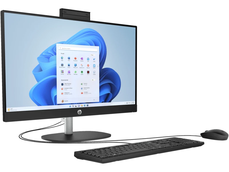 HP All-In-One 24-cr2006nk avec processeur Intel Core Ultra 5, écran 23,8″ Full HD IPS, 8 Go RAM DDR5 et 512 Go SSD. Un ordinateur compact, élégant et performant sous Windows 11.