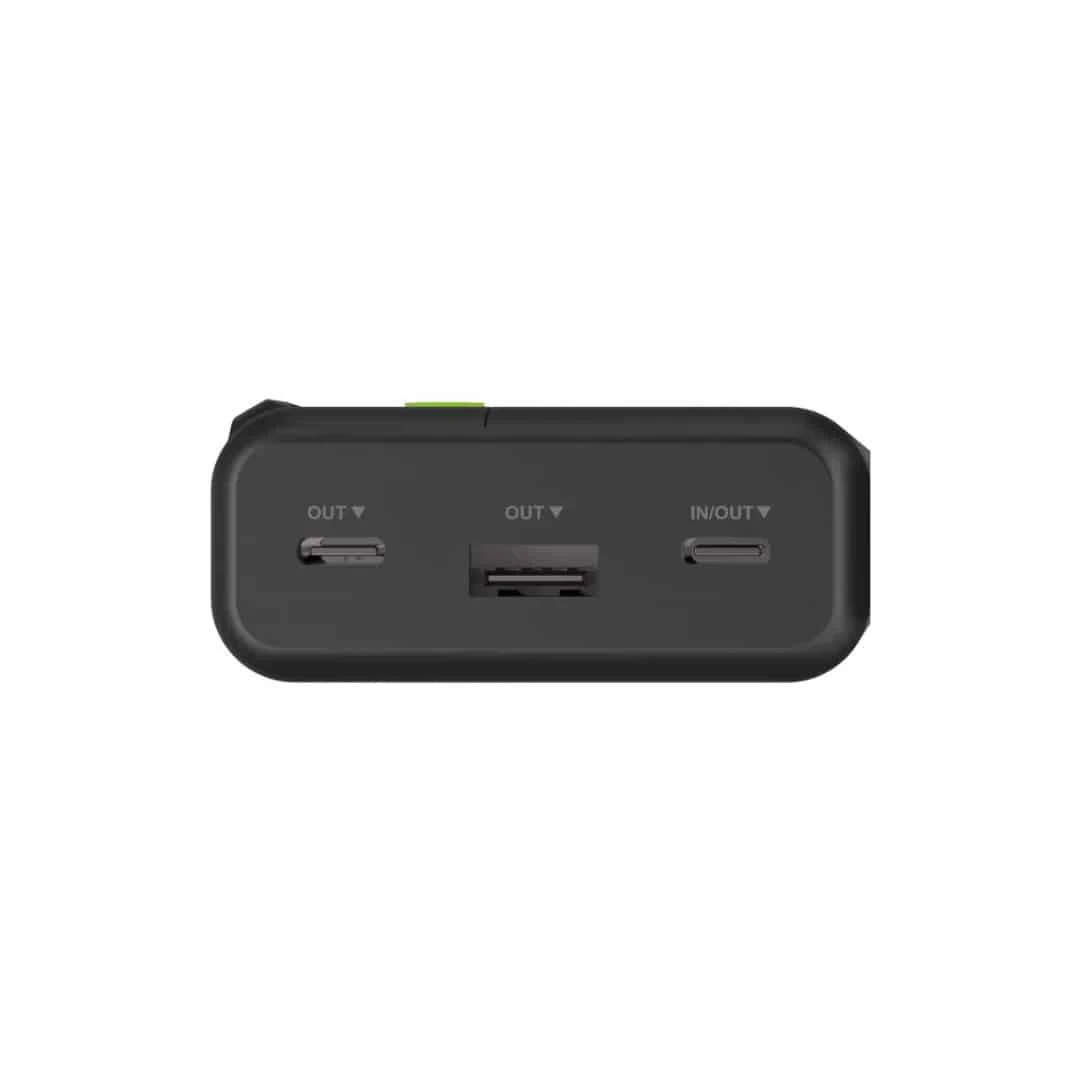 Batterie externe Goui Sigo 20 000 mAh – Chargez jusqu’à 3 appareils simultanément grâce à ses ports USB-C et USB-A. Compacte, puissante et sécurisée, idéale pour vos déplacements.