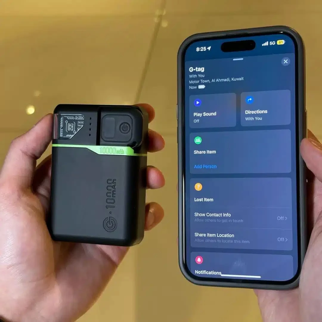 La batterie externe GOUI SIGO PLUS – 10 000 mAh délivre une charge rapide de 20W via ses ports USB-C (PD) et USB-A, idéale pour smartphones, tablettes et accessoires, avec sécurité renforcée et design compact.