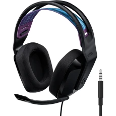 Le Logitech G335 est un casque filaire gamer avec transducteurs 40 mm, micro unidirectionnel repliable, confort longue durée et certification Discord, compatible PC, consoles et mobiles.