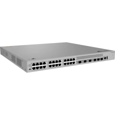 Le Switch Huawei eKitEngine S530-24T4XE est un switch géré Layer 3 doté de 24 ports Ethernet, conçu pour un usage professionnel avec ventilation intelligente, faible encombrement 1U et robustesse pour réseaux d’entreprise exigeants.