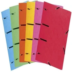 Chemise à rabats Exacompta robuste, conçue pour le classement et la protection optimale des documents professionnels. Format standard avec rabats de maintien sécurisés.