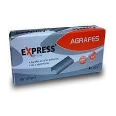 Agrafes en acier galvanisé Express 8/4, capacité 10 feuilles, modèle X0-3329, disponibles chez It Delta Com. Idéales pour une utilisation quotidienne au bureau ou à la maison.