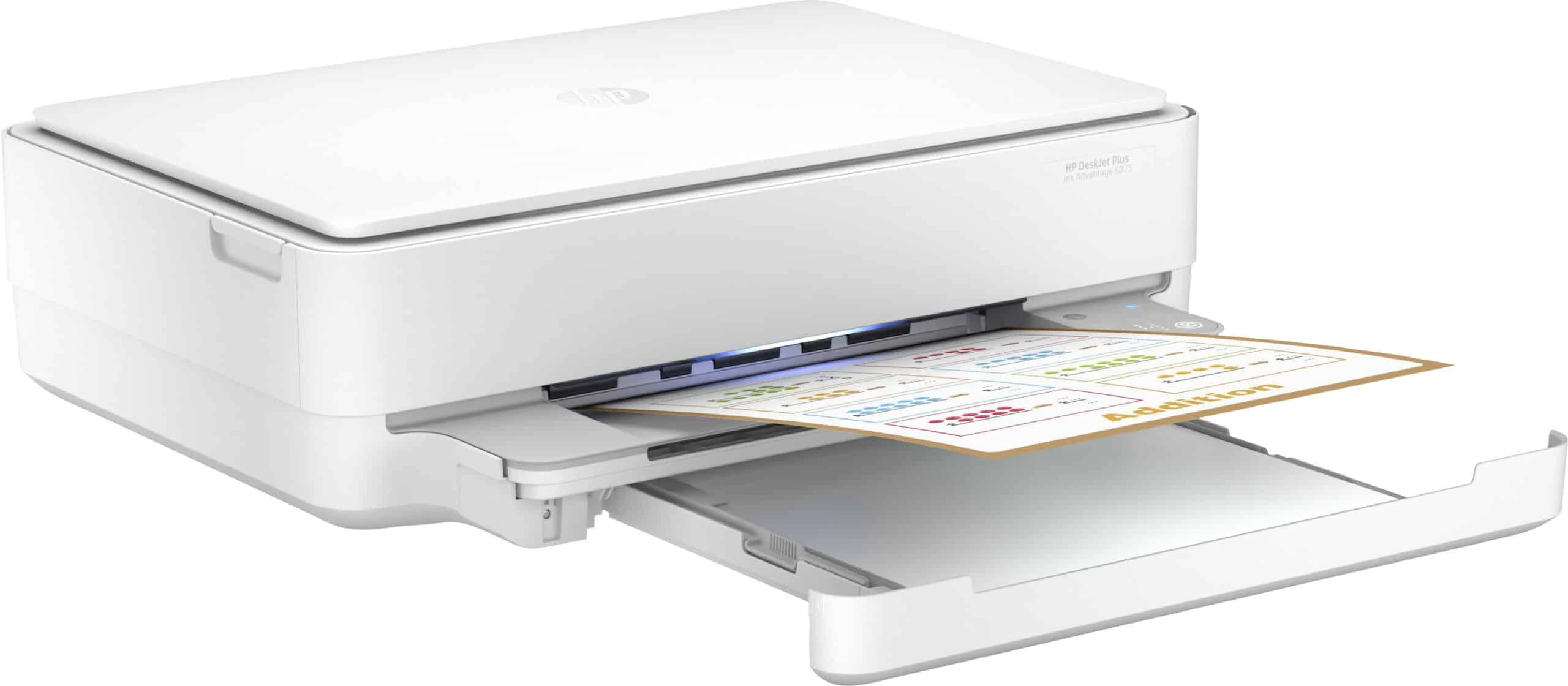 L’imprimante multifonction HP DeskJet Plus Ink Advantage 6075 combine impression, copie et numérisation dans un design compact et moderne. Grâce au Wi-Fi double bande auto-réparateur et à l’application HP Smart, imprimez et numérisez facilement depuis vos appareils mobiles. Idéale pour la maison et les petits bureaux, avec un volume mensuel recommandé de 100 à 400 pages.
