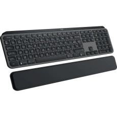 Le clavier sans fil Logitech MX Keys Plus AZERTY avec repose-poignets allie confort, précision et design élégant, idéal pour les professionnels exigeants.